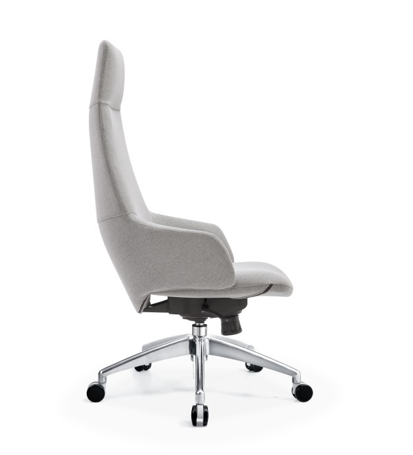 Кресло руководителя TopChairs Bow в ткани серый