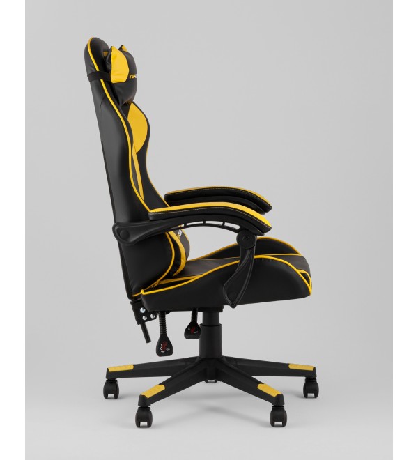 Кресло спортивное TopChairs Shadow черно-желтый
