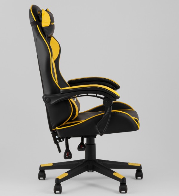 Кресло спортивное TopChairs Shadow черно-желтый