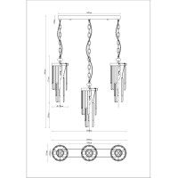 Подвесной светильник Moderli V10040-3P Stiland