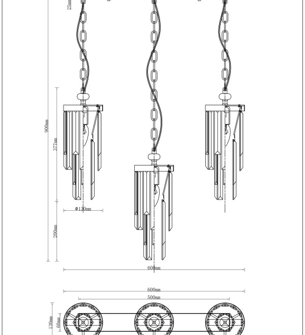 Подвесной светильник Moderli V10040-3P Stiland