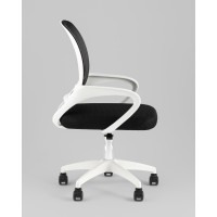 Кресло офисное TopChairs Simple SN черный пластик белый