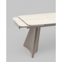 Стол обеденный Eliora 160-240*90 см серая керамика