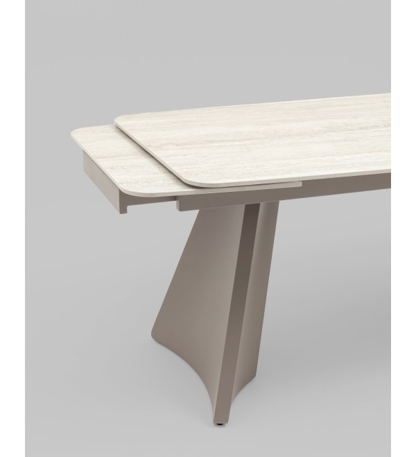 Стол обеденный Eliora 160-240*90 см серая керамика
