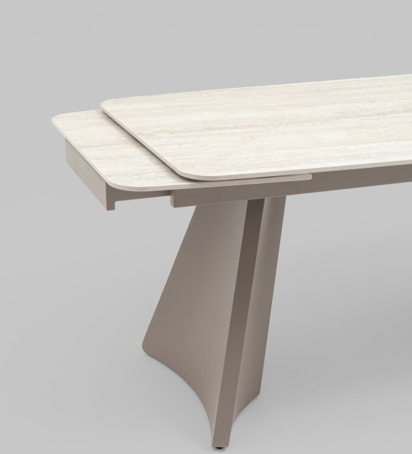Стол обеденный Eliora 160-240*90 см серая керамика
