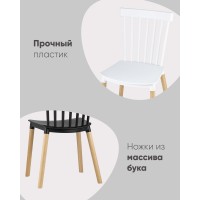 Стул Field пластик черный