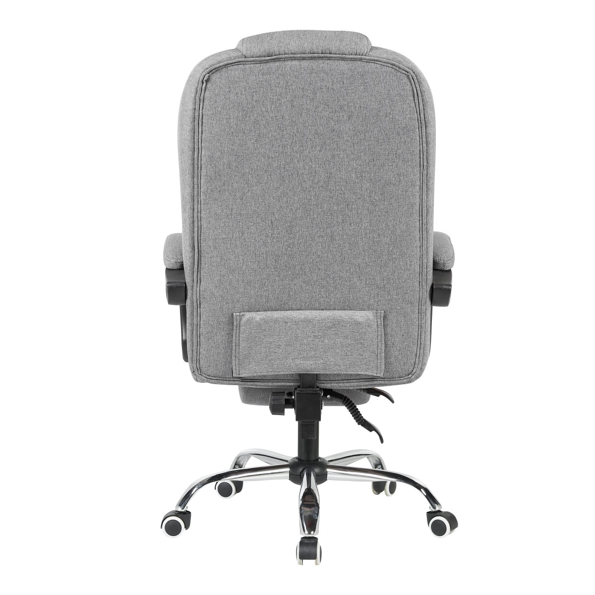 Кресло руководителя TopChairs President NEW серое в ткани
