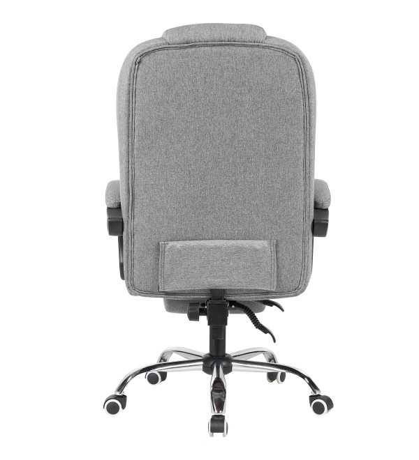 Кресло руководителя TopChairs President NEW серое в ткани