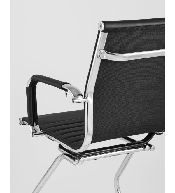 Кресло для посетителей TopChairs Visit черное 2 шт.