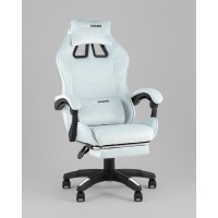 Кресло спортивное TopChairs MG-7019 велюр светло-голубой