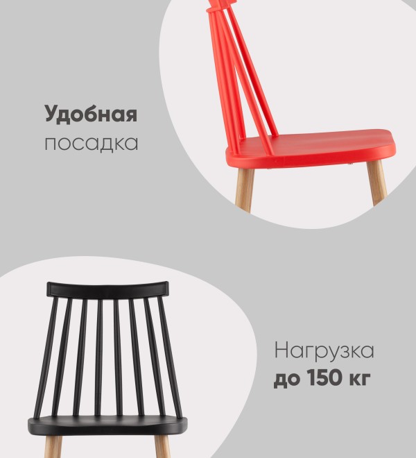 Стул Морган пластиковый белый
