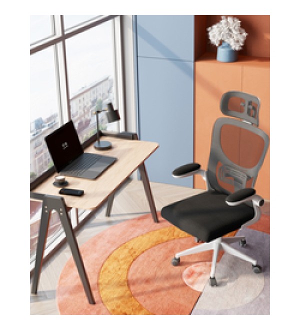 Кресло офисное TopChairs Airone белый с черной сеткой