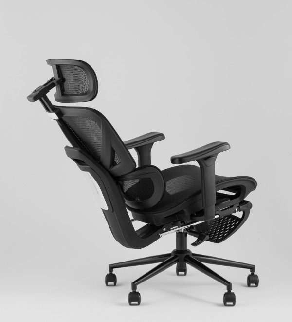 Кресло офисное TopChairs Vertus черная сетка