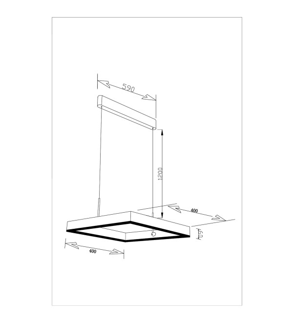 Светодиодный подвесной светильник Moderli V2450-PL Straight