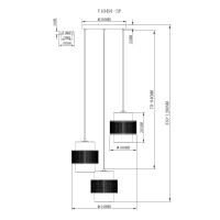 Люстра подвесная Moderli V10491-3P Gela