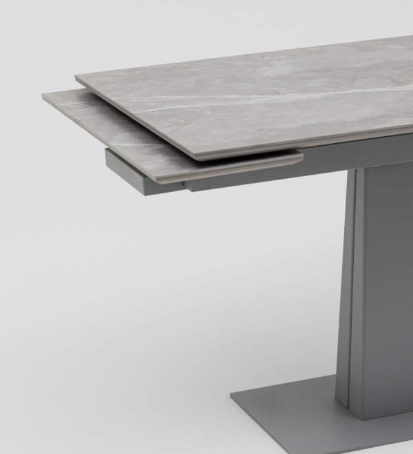 Стол Арнон 120-180/80/76 см керамика Larka grey