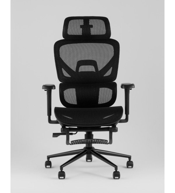 Кресло офисное TopChairs Vertus черная сетка