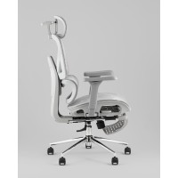 Кресло офисное TopChairs Vertus серая сетка