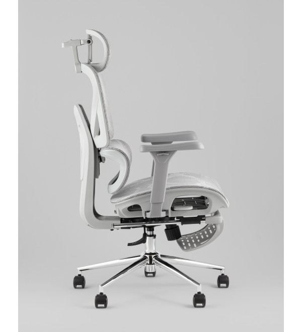 Кресло офисное TopChairs Vertus серая сетка