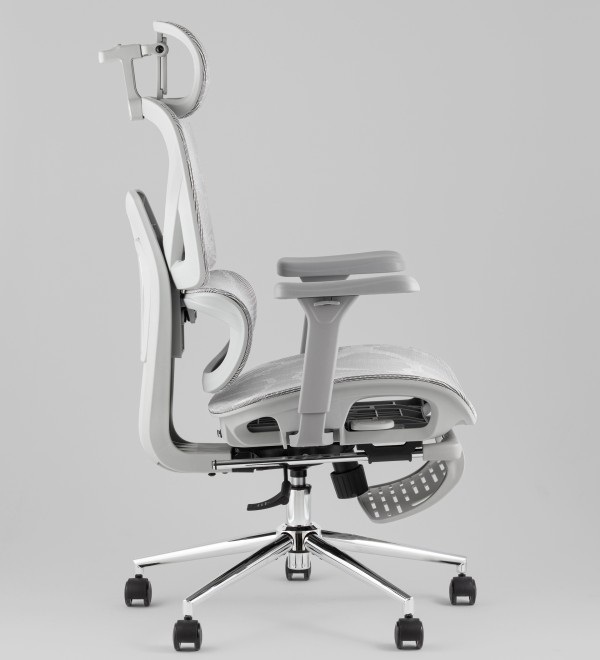 Кресло офисное TopChairs Vertus серая сетка
