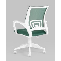 Кресло офисное TopChairs ST-BASIC-W зеленый крестовина пластик белый