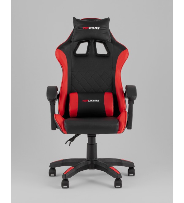 Кресло спортивное TopChairs MG-7043 черно-красный