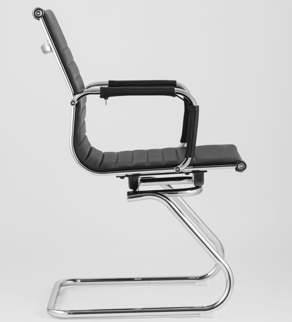 Кресло для посетителей TopChairs Visit черное 2 шт.