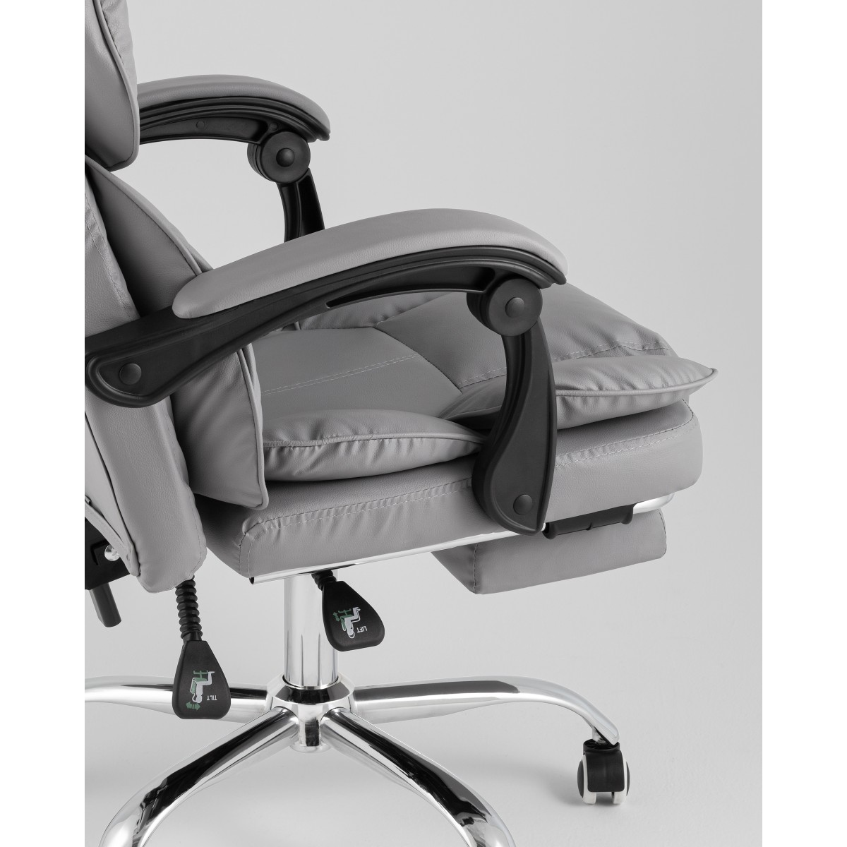 Кресло руководителя TopChairs Siento серый