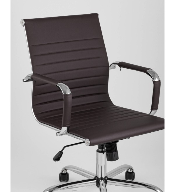 Кресло офисное TopChairs City S коричневое