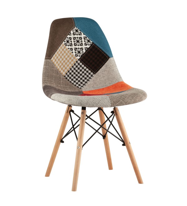Стул Eames DSW пэчворк