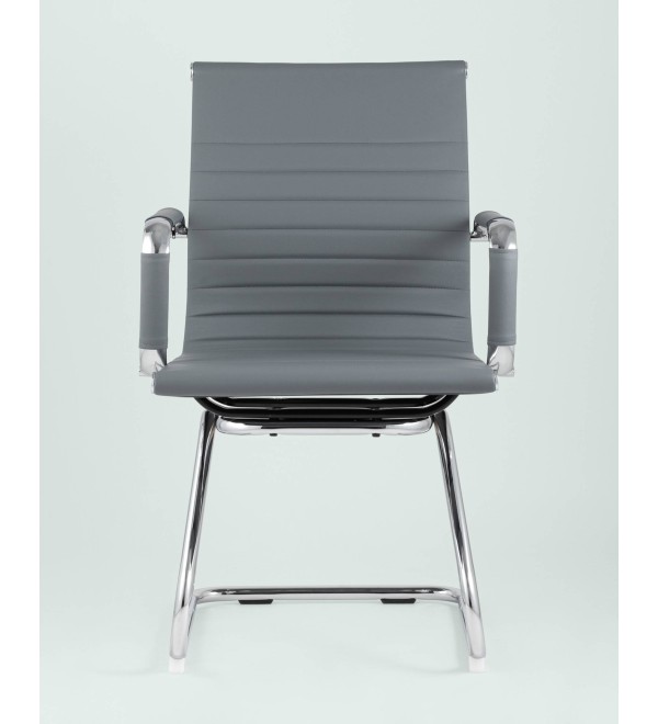 Кресло для посетителей TopChairs Visit серое