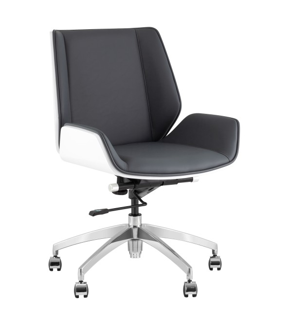 Кресло офисное TopChairs Crown SN серо-голубой