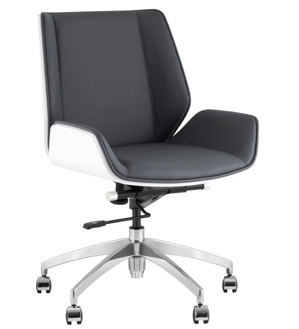 Кресло офисное TopChairs Crown SN серо-голубой