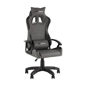 Кресло спортивное TopChairs Wyvern серо-черный