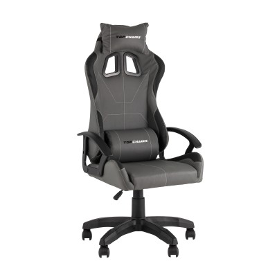 Кресло спортивное TopChairs Wyvern серо-черный