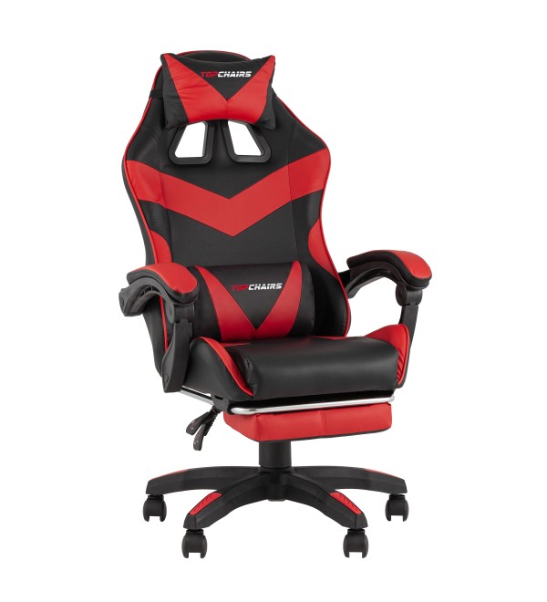 Кресло спортивное TopChairs MG-7019 черно-красный