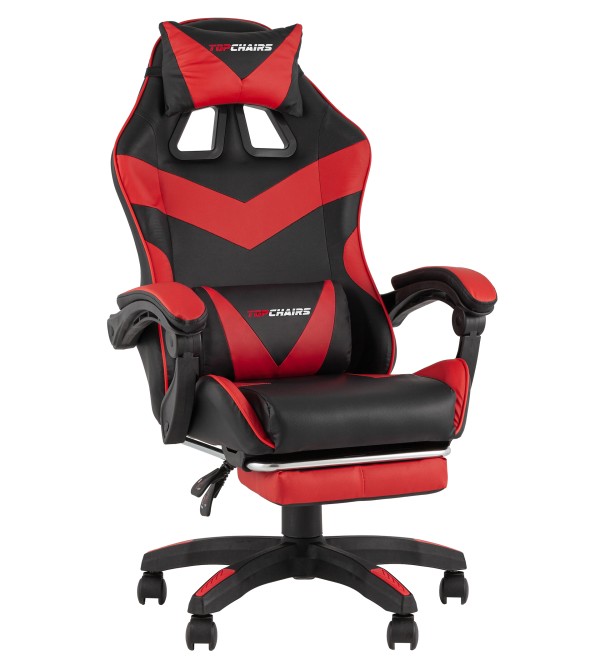 Кресло спортивное TopChairs MG-7019 черно-красный