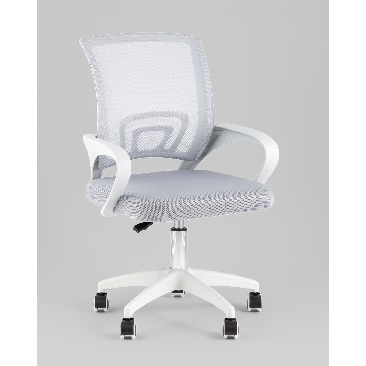 Кресло офисное TopChairs Simple SN серый пластик белый