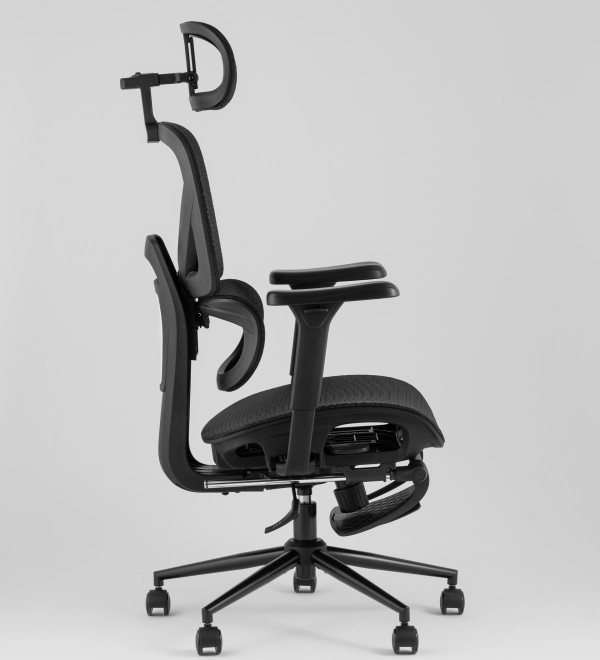 Кресло офисное TopChairs Vertus черная сетка