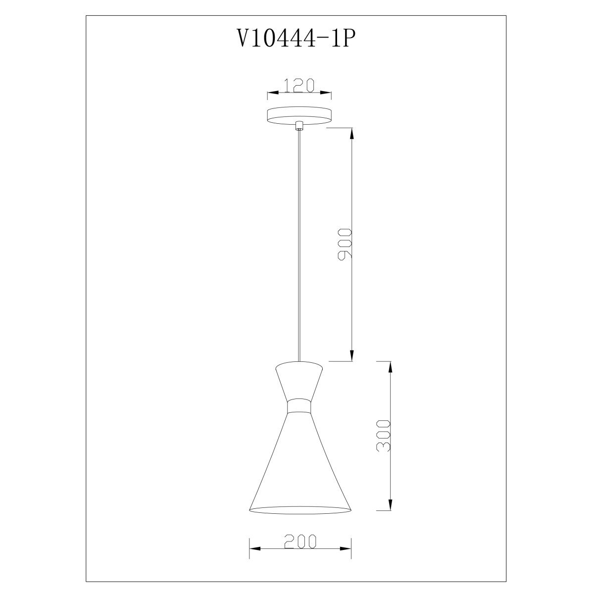 Светильник подвесной Moderli V11555-1P Pesaro