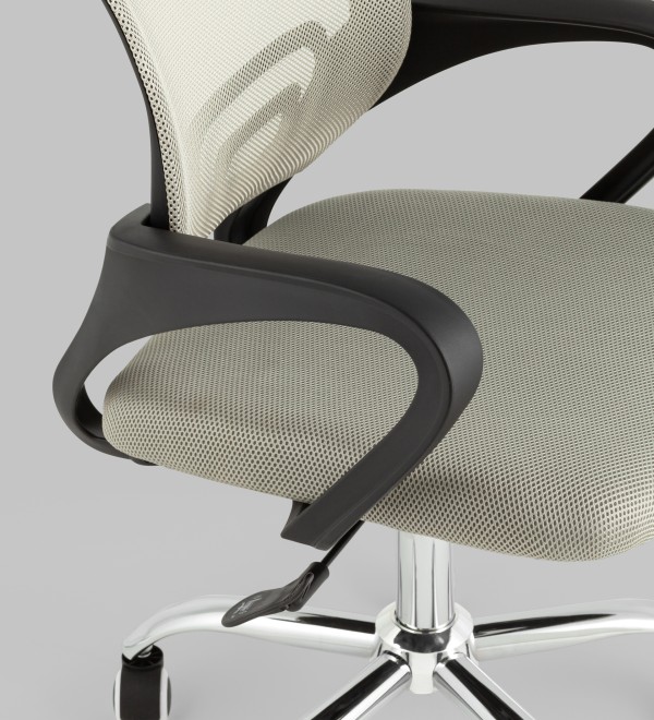 Кресло офисное TopChairs Simple New серый