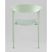 Стул Eila с подушкой пластик зеленый