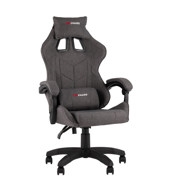 Кресло спортивное TopChairs MG-7036 ткань серый