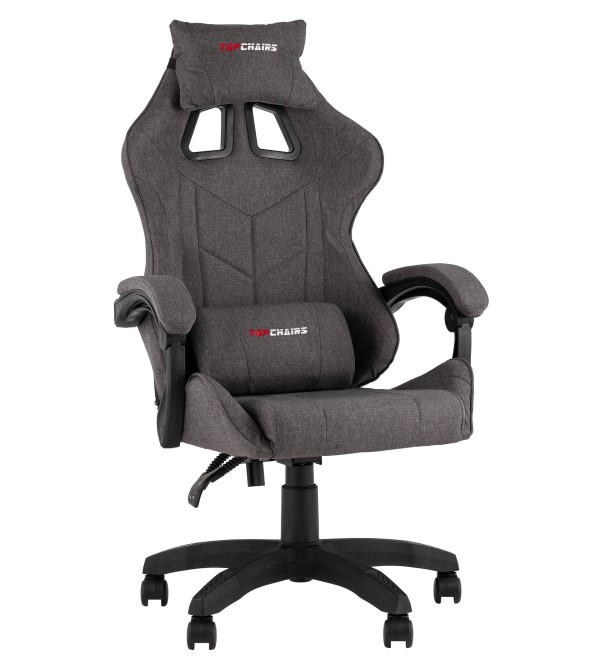 Кресло спортивное TopChairs MG-7036 ткань серый