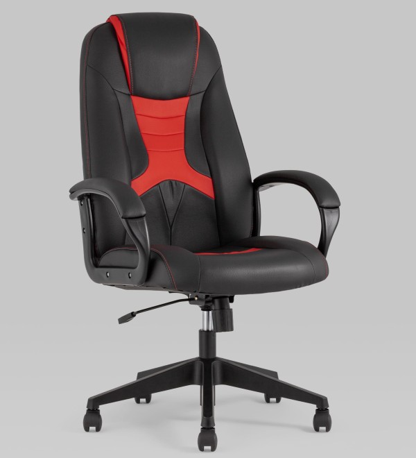 Кресло игровое TopChairs ST-CYBER 8 черный/красный