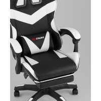 Кресло спортивное TopChairs MG-7019 черно-белый