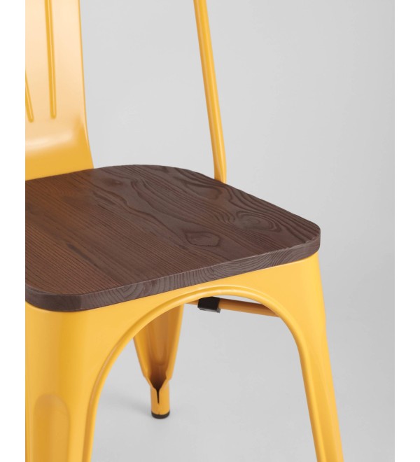 Стул TOLIX WOOD желтый