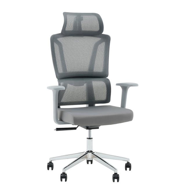 Кресло офисное TopChairs Forward серый