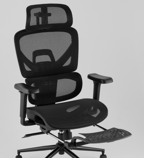Кресло офисное TopChairs Vertus черная сетка