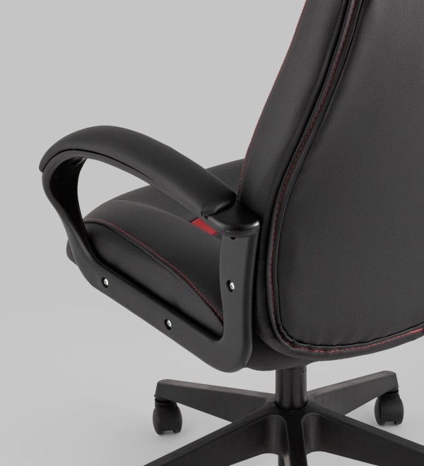 Кресло игровое TopChairs ST-CYBER 8 черный/красный